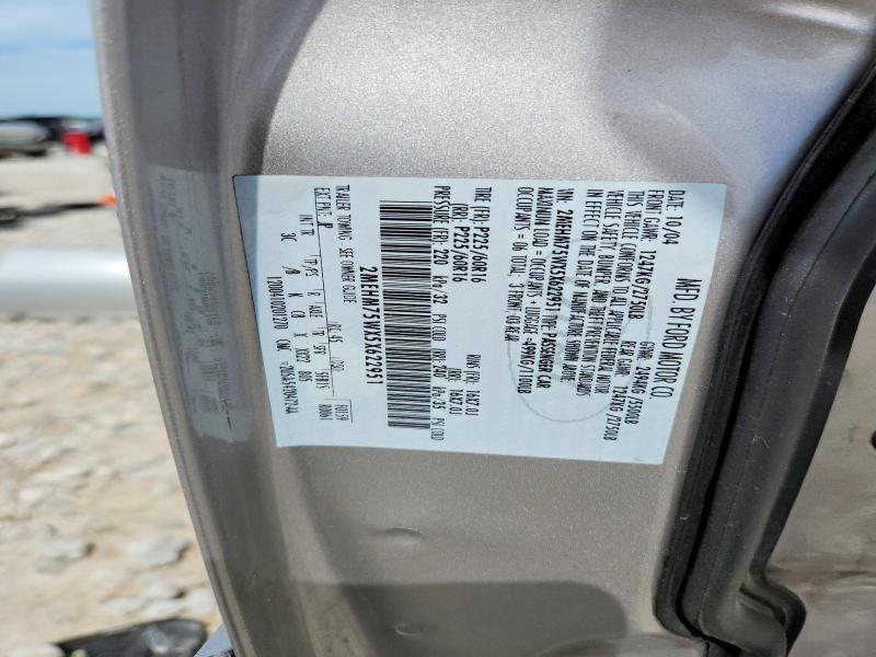 Продажа на аукционе авто 2005 Mercury Grand Marquis, vin: 2MEHM75WX5X622951, номер лота: 56893456