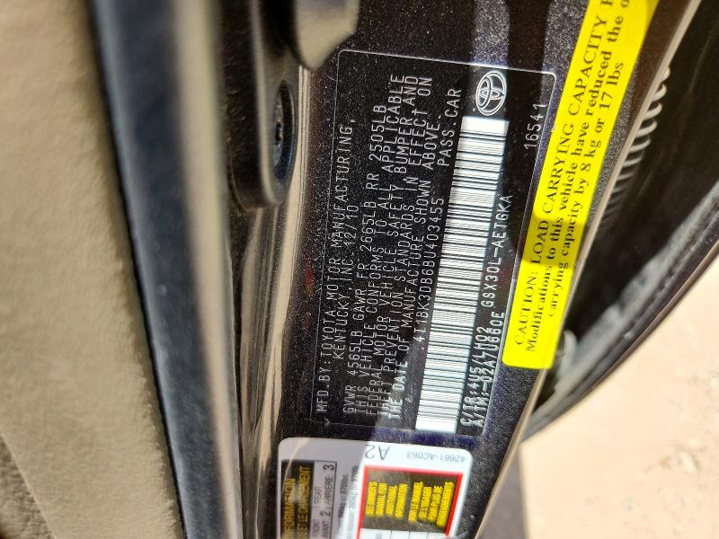 Продаж на аукціоні авто 2011 Toyota Avalon, vin: 4T1BK3DB6BU403455, номер лоту: 85637185