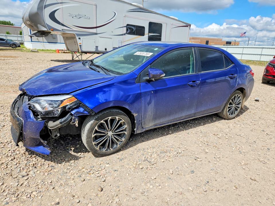 57835756 :رقم المزاد ، 5YFBURHE4FP277590 vin ، 2015 Toyota Corolla مزاد بيع