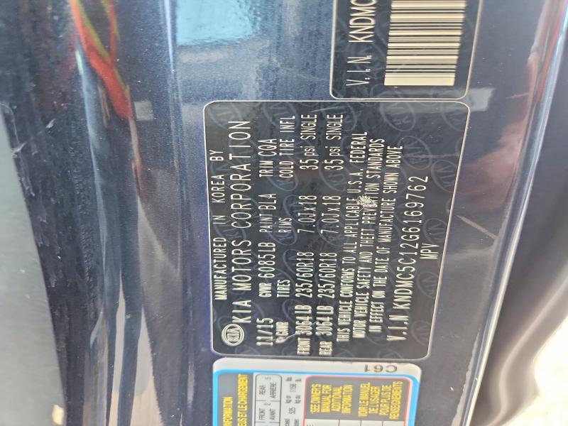 Aukcja sprzedaży 2016 Kia Sedona, vin: KNDMC5C12G6169762, numer aukcji: 56176986
