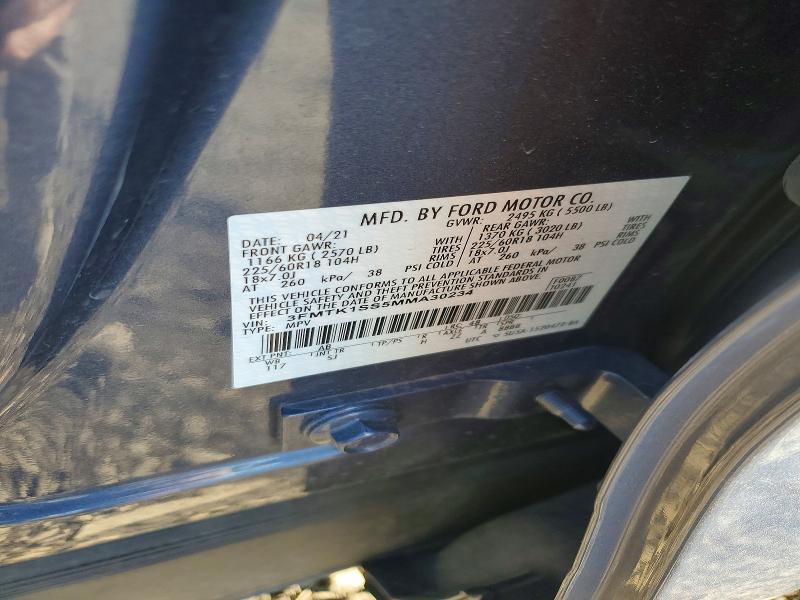 Продаж на аукціоні авто 2021 Ford Mustang Mach-e, vin: 3FMTK1SS5MMA30234, номер лоту: 56936686