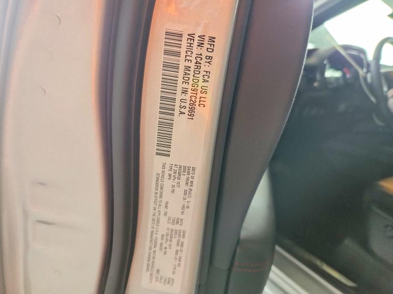Продажа на аукционе авто 2026 Dodge Durango, vin: 1C4RDJDG9TC269691, номер лота: 58440196