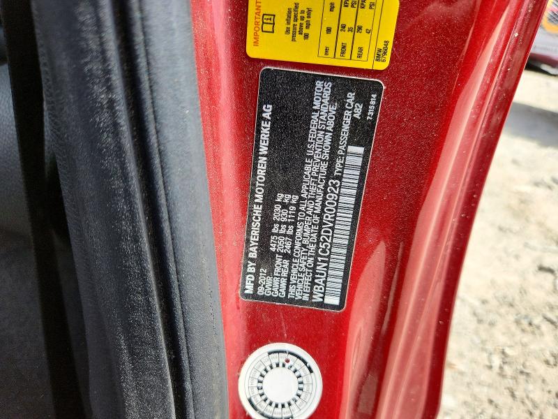 Продажа на аукционе авто 2013 Bmw 128, vin: WBAUN1C52DVR00923, номер лота: 57737416
