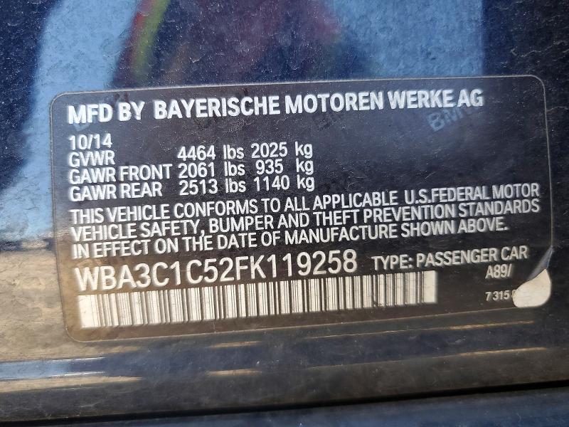 Продаж на аукціоні авто 2015 Bmw 328, vin: WBA3C1C52FK119258, номер лоту: 56366706