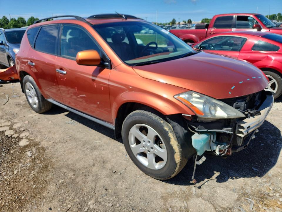 2004 Nissan Murano მანქანა იყიდება აუქციონზე, vin: JN8AZ08WX4W311073, აუქციონის ნომერი: 56343906
