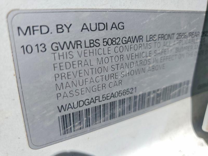 Продажа на аукционе авто 2014 Audi S4, vin: WAUDGAFL5EA056521, номер лота: 56693996