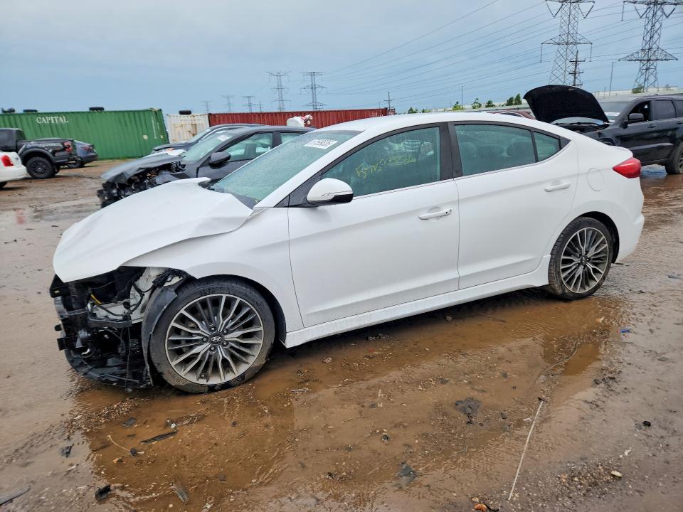 Auction sale of the 2017 Hyundai Elantra, vin: KMHD04LB2HU356262, lot number: 57599836