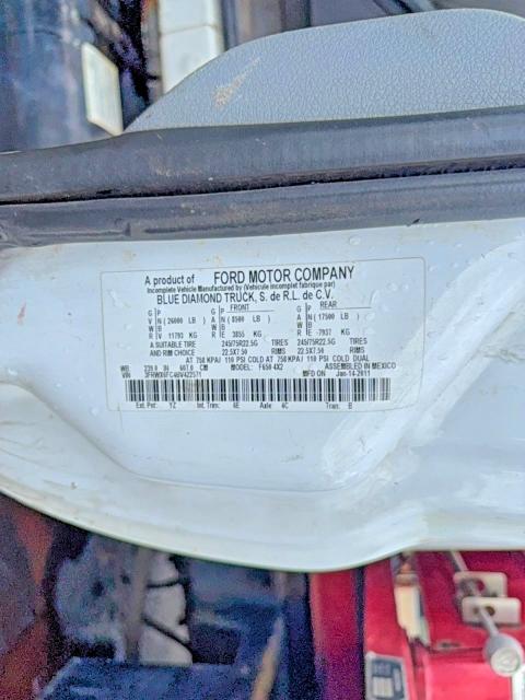 Продаж на аукціоні авто 2011 Ford F650, vin: 3FRWX6FC4BV422571, номер лоту: 56153106