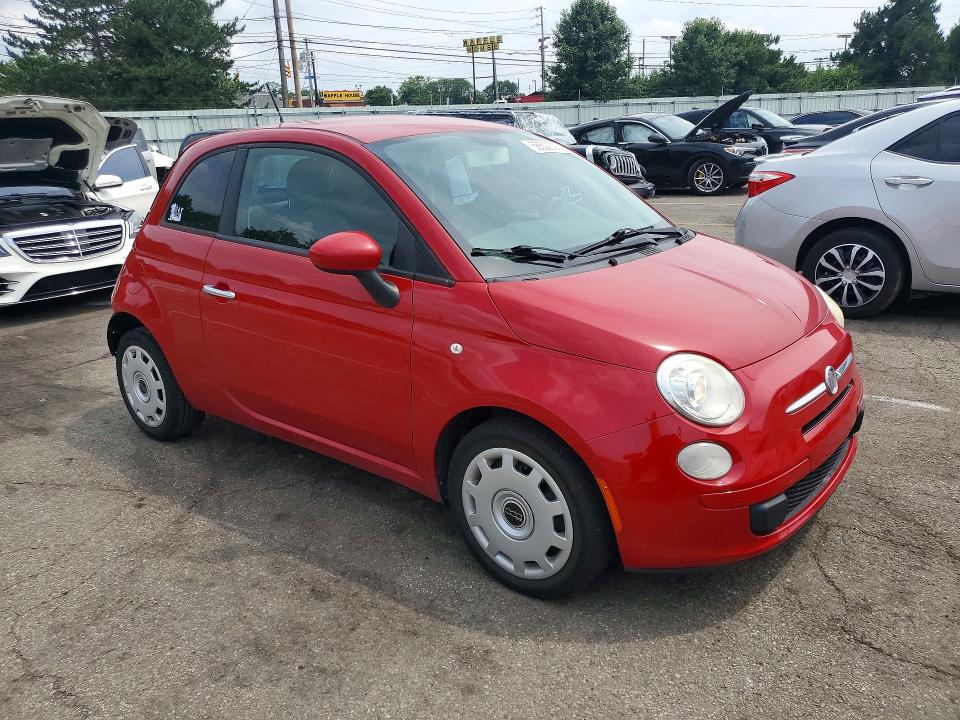 2012 Fiat 500 მანქანა იყიდება აუქციონზე, vin: 3C3CFFARXCT381721, აუქციონის ნომერი: 56502036