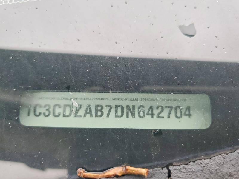 57709206 :رقم المزاد ، 1C3CDZAB7DN642704 vin ، 2013 Dodge Avenger مزاد بيع