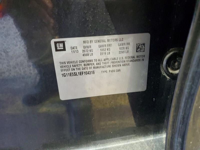 Продажа на аукционе авто 2014 Chevrolet Malibu, vin: 1G11E5SL1EF164316, номер лота: 55868536