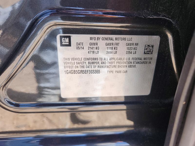 57551346 :رقم المزاد ، 1G4GB5GR5EF303365 vin ، 2014 Buick Lacrosse مزاد بيع