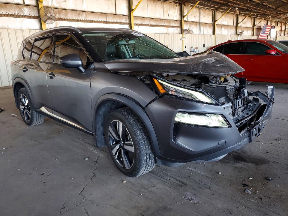58814866 :رقم المزاد ، 5N1AT3CB4MC726535 vin ، 2021 Nissan Rogue مزاد بيع