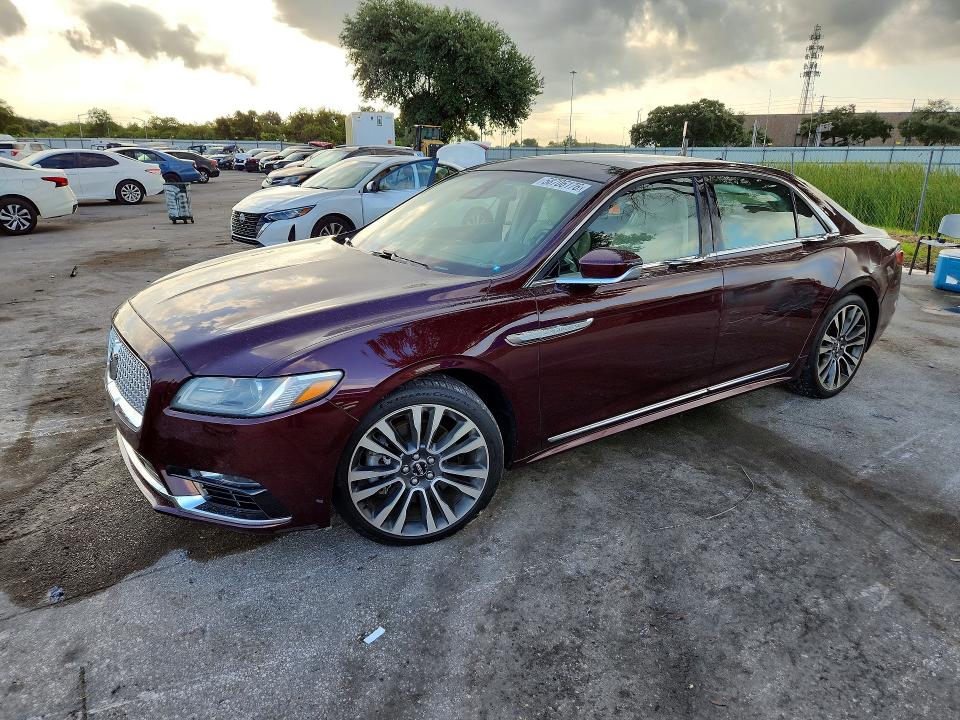 58706176 :رقم المزاد ، 1LN6L9NP3J5609269 vin ، 2018 Lincoln Continental مزاد بيع
