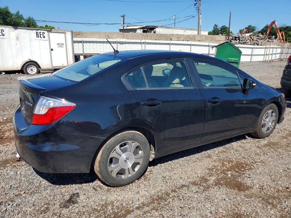 Aukcja sprzedaży 2012 Honda Civic, vin: JHMFB4F30CS008247, numer aukcji: 58593066