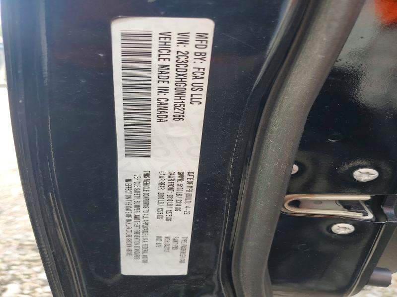 Продажа на аукционе авто 2022 Dodge Charger, vin: 2C3CDXHG0NH152766, номер лота: 58354426