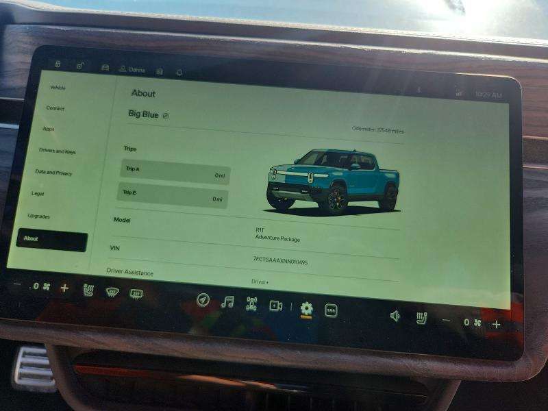 Aukcja sprzedaży 2022 Rivian R1t, vin: 7FCTGAAAXNN010495, numer aukcji: 55103016