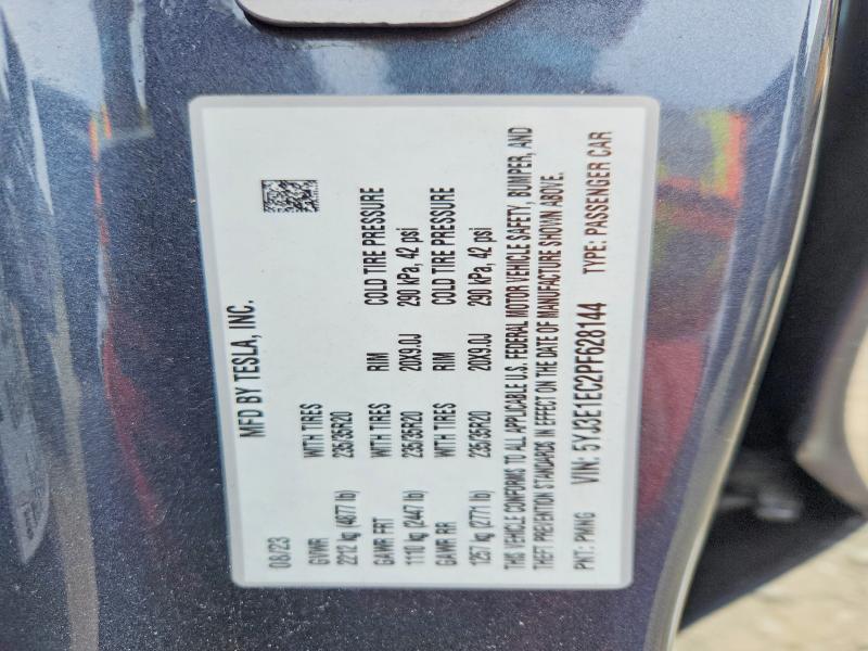 Продажа на аукционе авто 2023 Tesla Model 3, vin: 5YJ3E1EC2PF628144, номер лота: 57706876