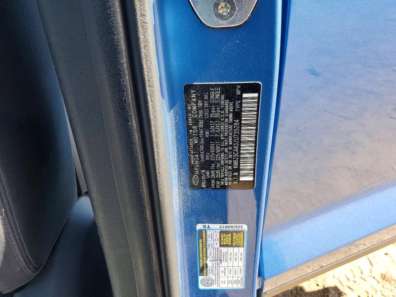 57174046 :رقم المزاد ، KM8J3CA43JU735284 vin ، 2018 Hyundai Tucson مزاد بيع