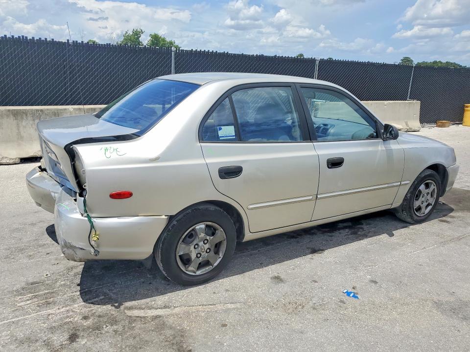 57505306 :رقم المزاد ، KMHCG45C42U308444 vin ، 2002 Hyundai Accent مزاد بيع