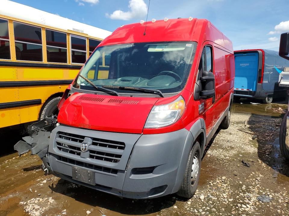 57649986 :رقم المزاد ، 3C6TRVDG2HE511257 vin ، 2017 Ram Promaster 2500 مزاد بيع