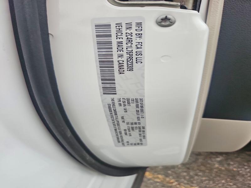 2023 Chrysler Pacifica მანქანა იყიდება აუქციონზე, vin: 2C4RC1L76PR523309, აუქციონის ნომერი: 58529186