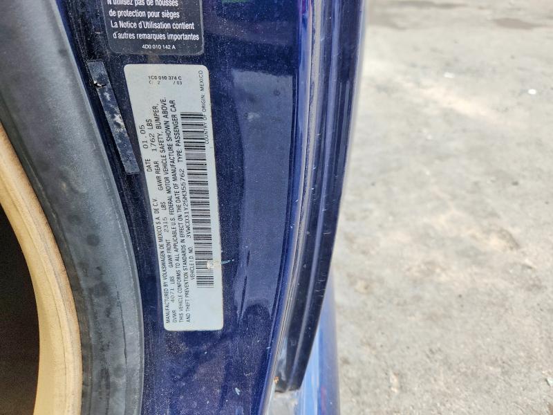 Aukcja sprzedaży 2005 Volkswagen Nwbeetlegl, vin: 3VWCD31Y25M355762, numer aukcji: 57246156