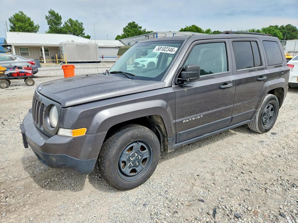 58102346 :رقم المزاد ، 1C4NJPBA2FD203328 vin ، 2015 Jeep Patriot مزاد بيع