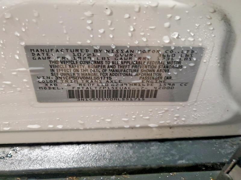 Aukcja sprzedaży 2021 Nissan Kicks, vin: 3N1CP5DV0ML551715, numer aukcji: 56420476