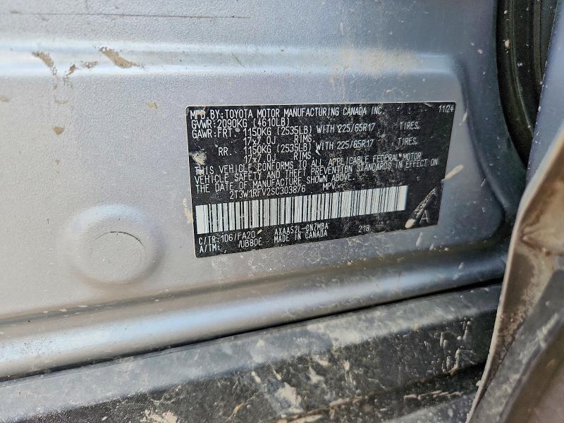 Aukcja sprzedaży 2025 Toyota Rav4, vin: 2T3W1RFV2SC303876, numer aukcji: 59176086