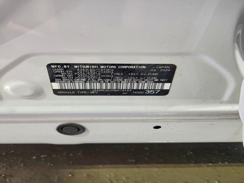 Продаж на аукціоні авто 2024 Mitsubishi Outlander Sport, vin: JA4ARUAU2RU018163, номер лоту: 56667596