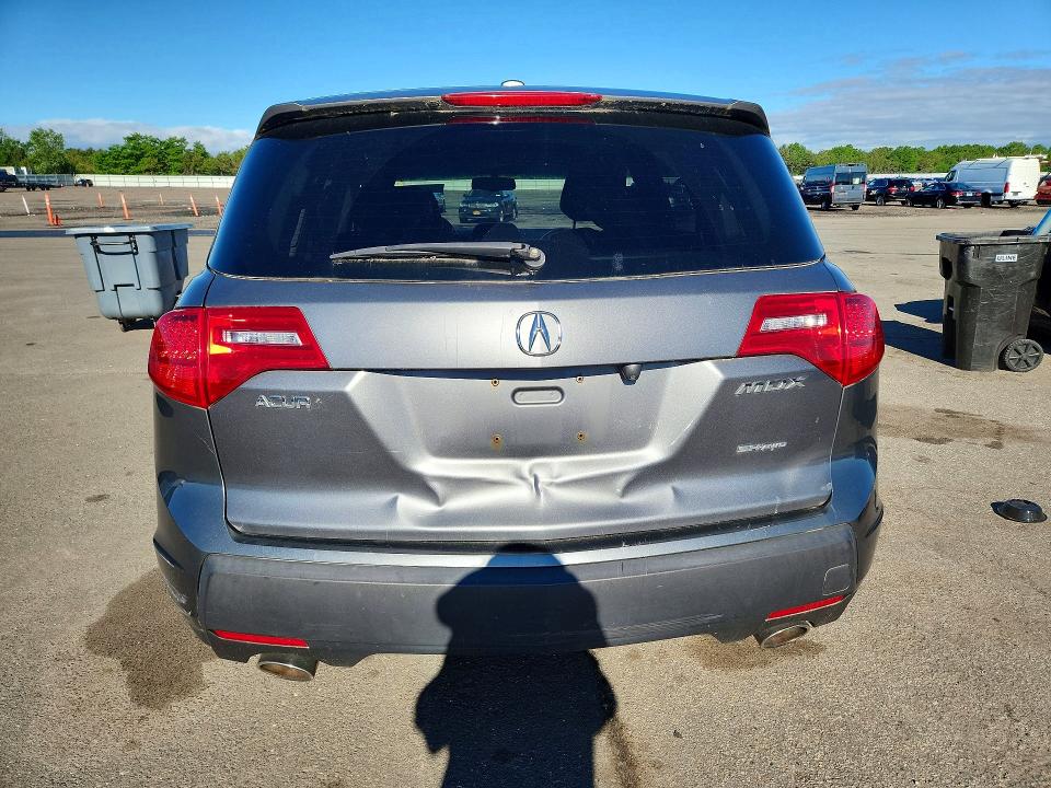 57243166 :رقم المزاد ، 2HNYD28629H512213 vin ، 2009 Acura Mdx مزاد بيع