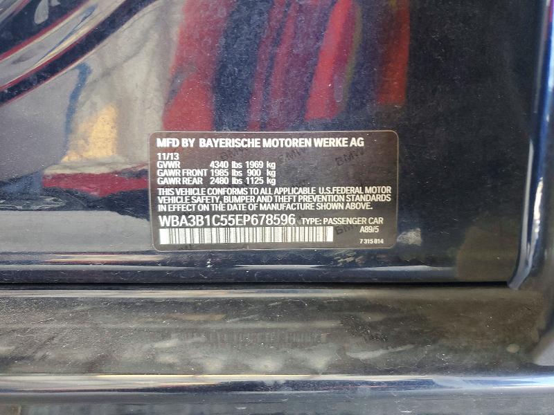 Aukcja sprzedaży 2014 Bmw 320, vin: WBA3B1C55EP678596, numer aukcji: 58615076