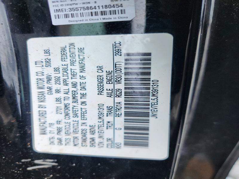 Продажа на аукционе авто 2018 Infiniti Q60, vin: JN1EV7EL5JM391310, номер лота: 55091146