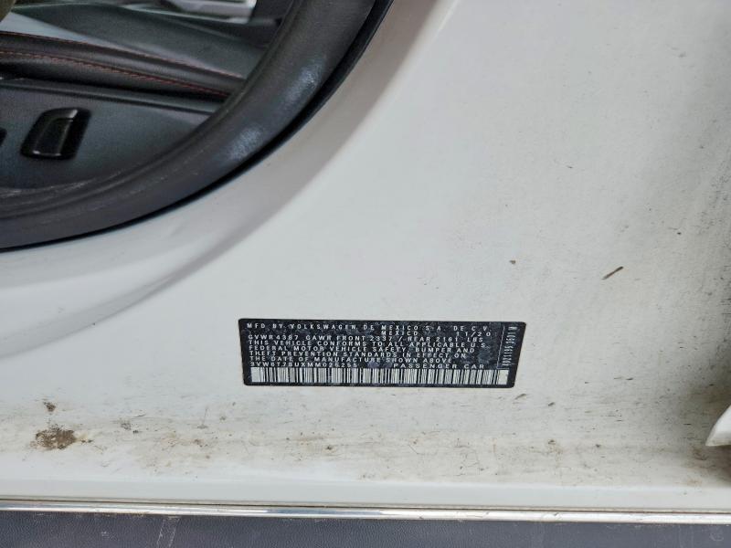 2021 Volkswagen Jetta მანქანა იყიდება აუქციონზე, vin: 3VW6T7BUXMM025255, აუქციონის ნომერი: 56157046