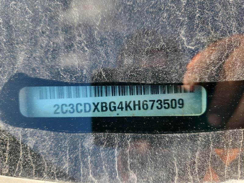 59061686 :رقم المزاد ، 2C3CDXBG4KH673509 vin ، 2019 Dodge Charger مزاد بيع