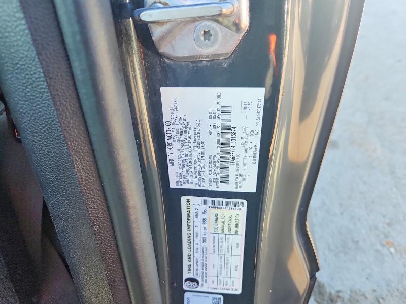 Продажа на аукционе авто 2015 Ford Mustang, vin: 1FA6P8CF4F5315874, номер лота: 56785846