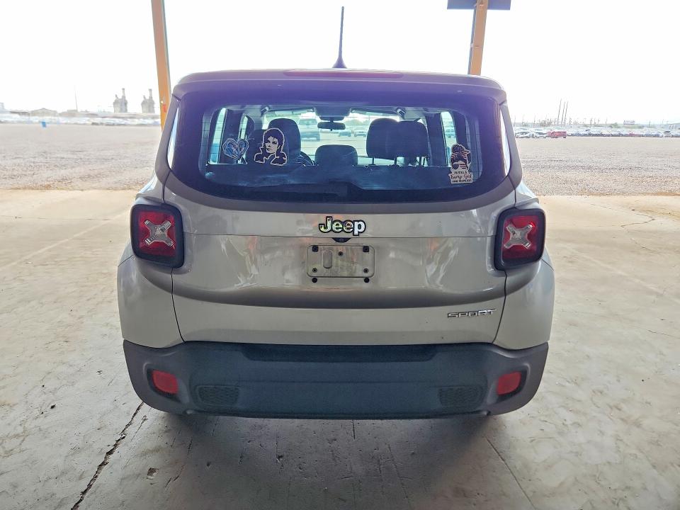2017 Jeep Renegade მანქანა იყიდება აუქციონზე, vin: ZACCJAAB6HPF01741, აუქციონის ნომერი: 58477506