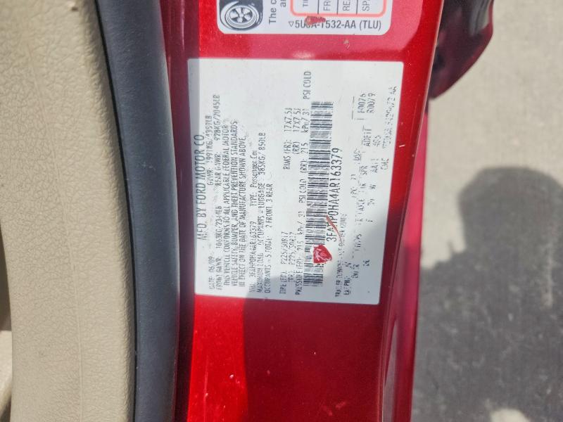 Aukcja sprzedaży 2010 Ford Fusion, vin: 3FAHP0HA4AR163379, numer aukcji: 55438756