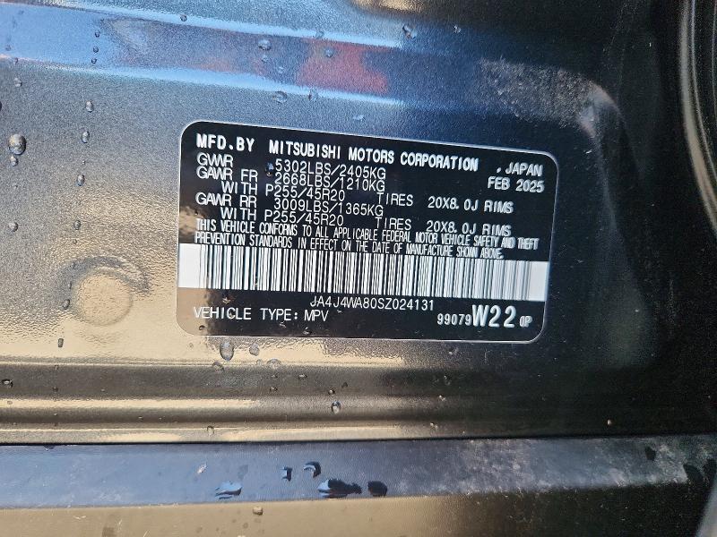 Aukcja sprzedaży 2025 Mitsubishi Outlander, vin: JA4J4WA80SZ024131, numer aukcji: 56818996