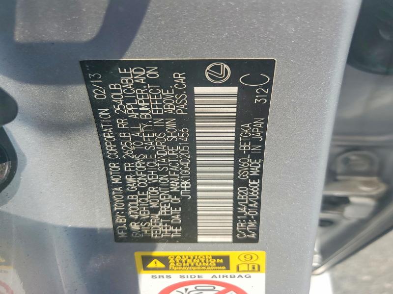 Продажа на аукционе авто 2013 Lexus Es, vin: JTHBK1GG4D2051456, номер лота: 95585845