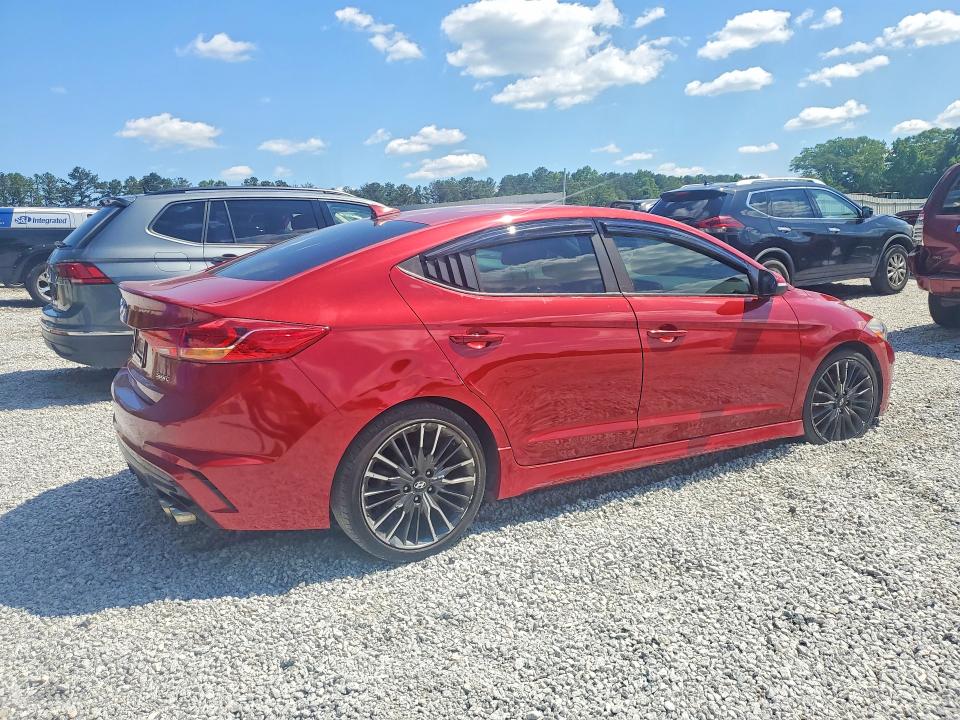 2018 Hyundai Elantra მანქანა იყიდება აუქციონზე, vin: KMHD04LB7JU591343, აუქციონის ნომერი: 55427706