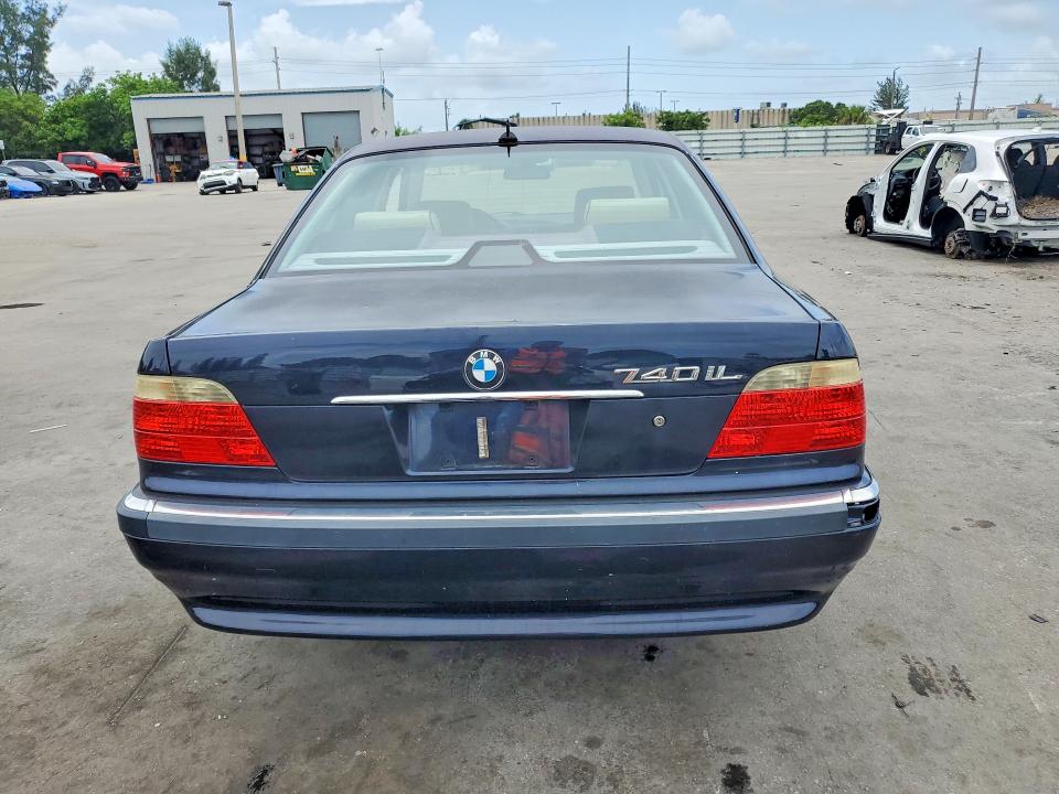 2001 Bmw 740 მანქანა იყიდება აუქციონზე, vin: WBAGH83471DP25350, აუქციონის ნომერი: 74514325