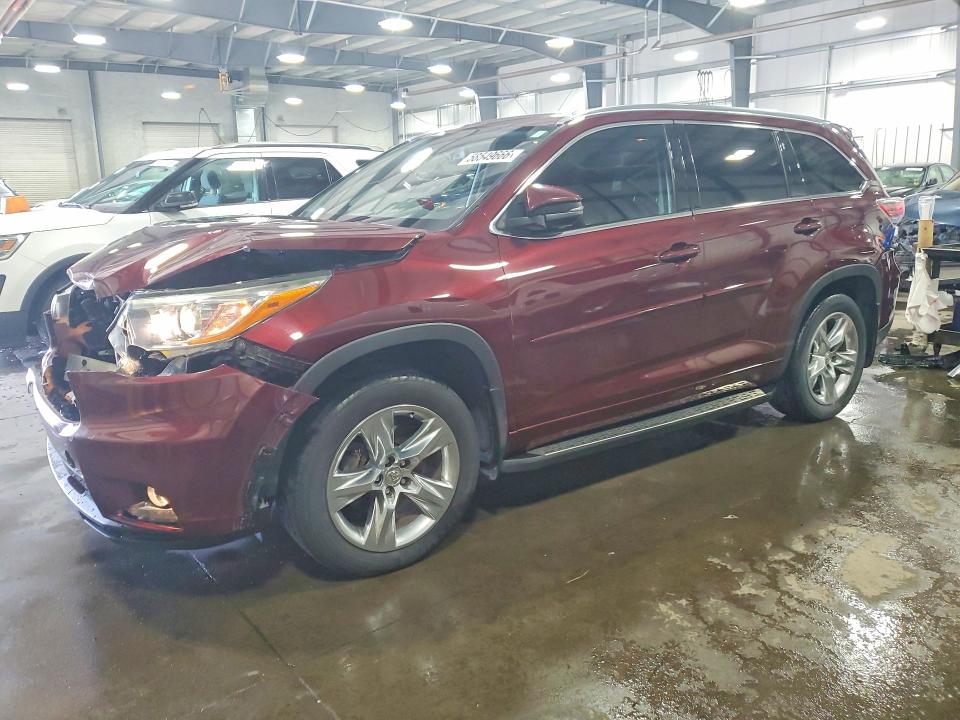 2015 Toyota Highlander მანქანა იყიდება აუქციონზე, vin: 5TDDKRFH3FS114450, აუქციონის ნომერი: 58549666