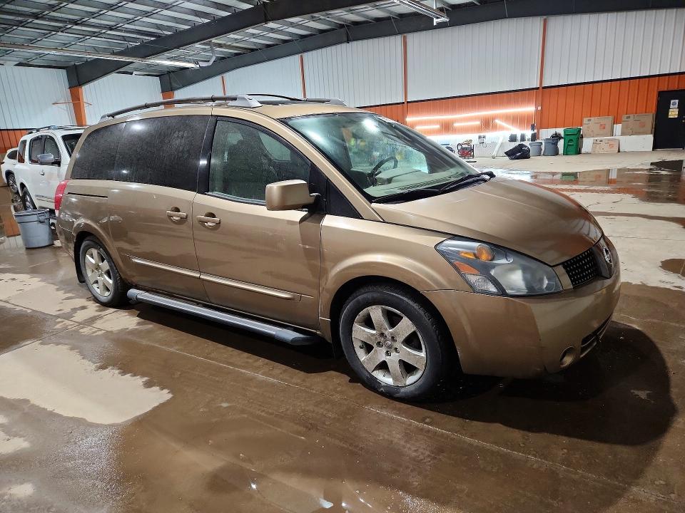 2004 Nissan Quest მანქანა იყიდება აუქციონზე, vin: 5N1BV28U24N339036, აუქციონის ნომერი: 55978726