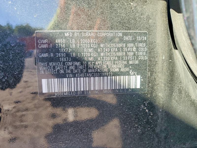Продажа на аукционе авто 2025 Subaru Outback, vin: 4S4BTANC3S3198823, номер лота: 55716766