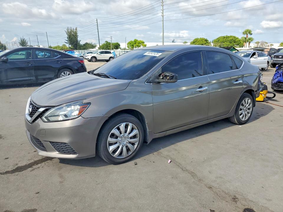 2016 Nissan Sentra მანქანა იყიდება აუქციონზე, vin: 3N1AB7AP3GL677093, აუქციონის ნომერი: 56342426