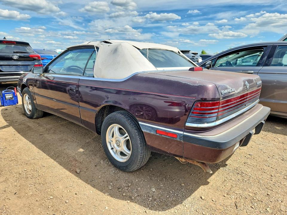 Aukcja sprzedaży 1991 Chrysler Lebaron, vin: 1C3XJ4536MG100515, numer aukcji: 57186436