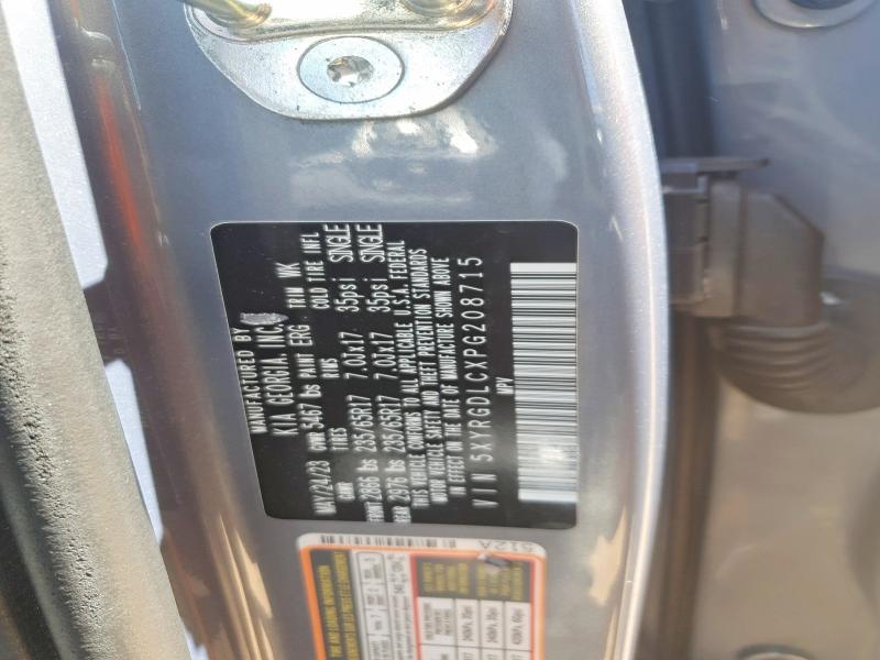 Продаж на аукціоні авто 2023 Kia Sorento, vin: 5XYRGDLCXPG208715, номер лоту: 56686256