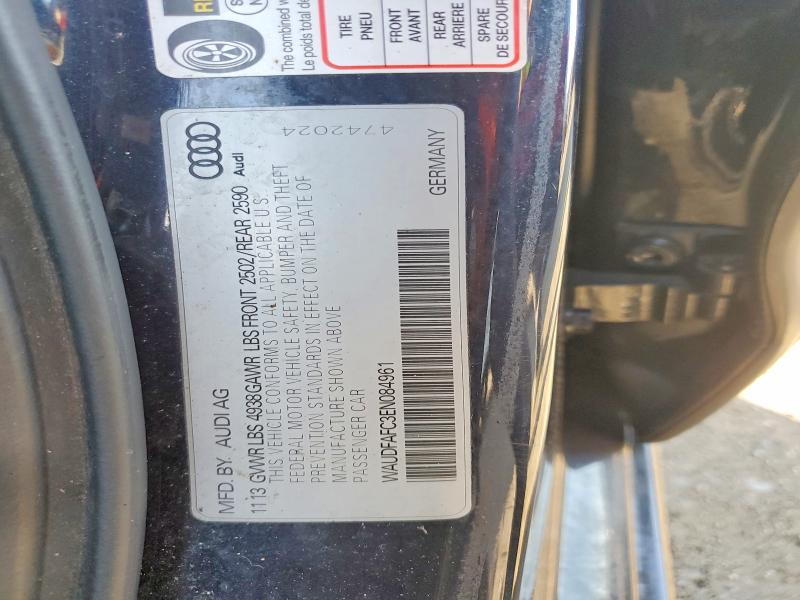 55725946 :رقم المزاد ، WAUDFAFC3EN084961 vin ، 2014 Audi A6 مزاد بيع